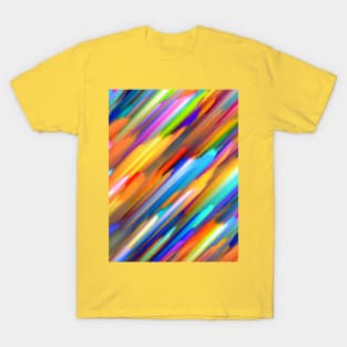 Colorful digital art splashing G391N T-Shirt